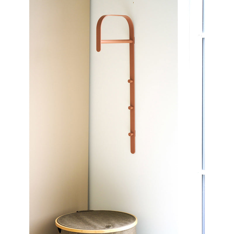 Dimensions Portant Gresto mural métal terracotta arche 80 cm