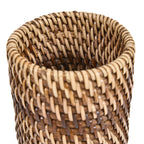 Porte-brosses à dents Colonial en rotin tressé 12 cm, vue 3