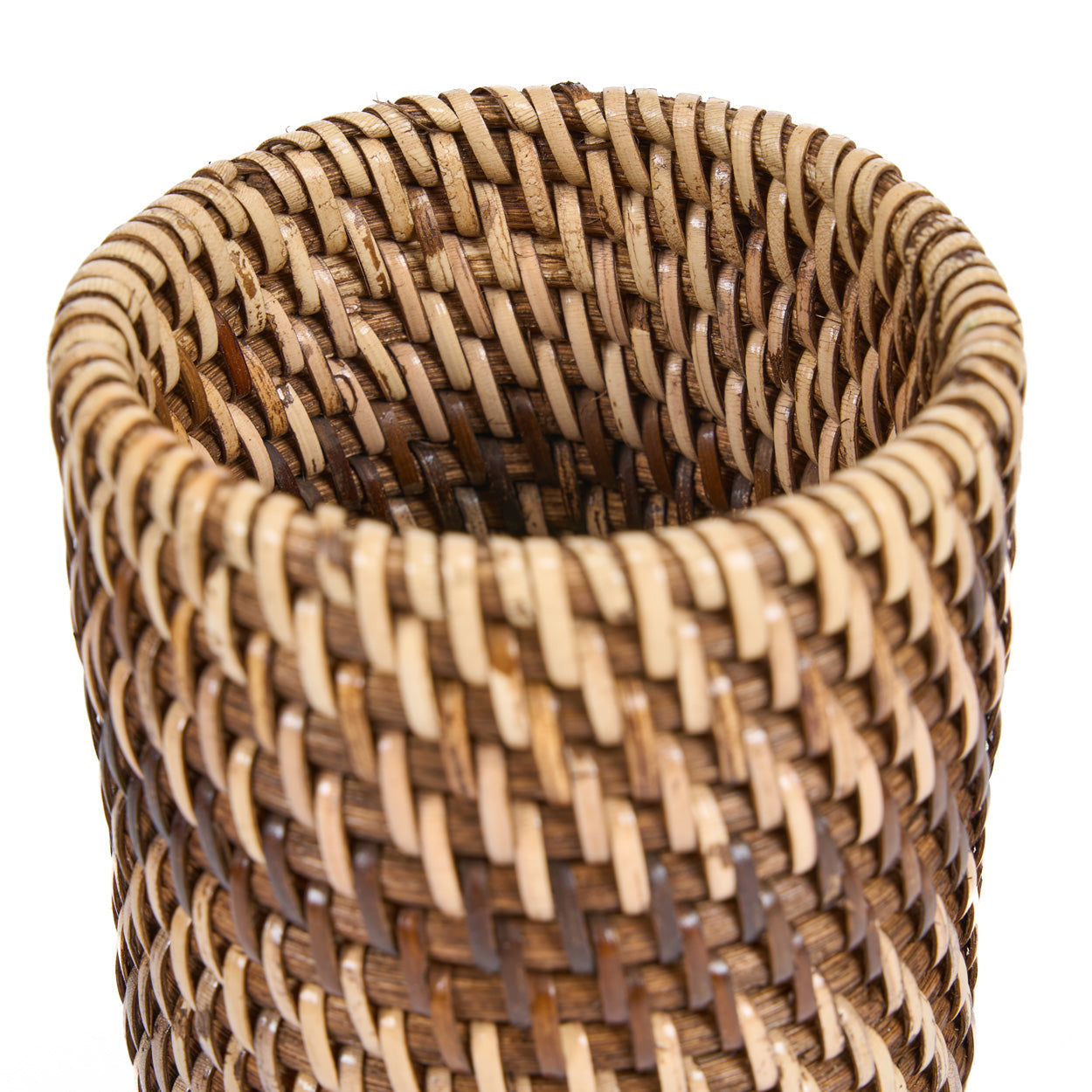Porte-brosses à dents Colonial en rotin tressé 12 cm, vue 3