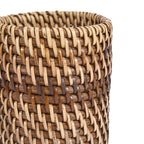 Porte-brosses à dents Colonial en rotin tressé 12 cm, vue 4