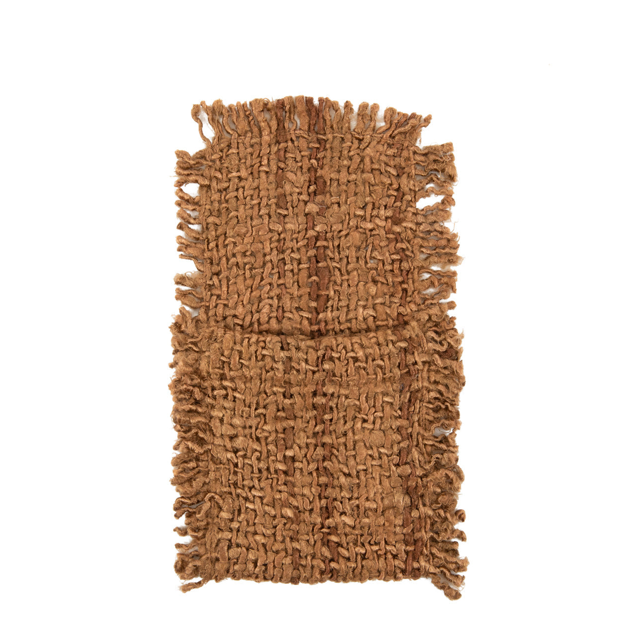 Porte-couverts Oh My Gee en coton brun caramel, vue 3