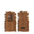Porte-couverts Oh My Gee en coton brun caramel