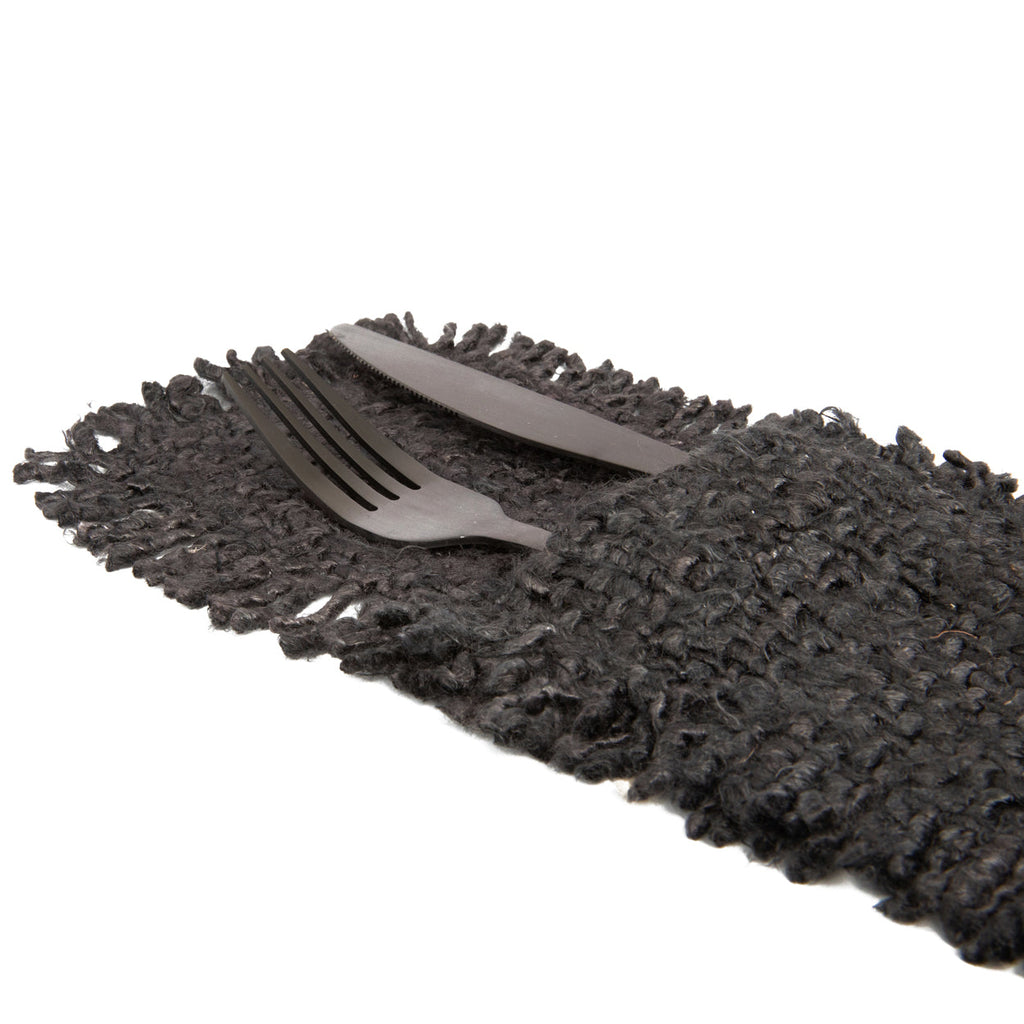 Porte-couverts Oh My Gee en coton noir en situation