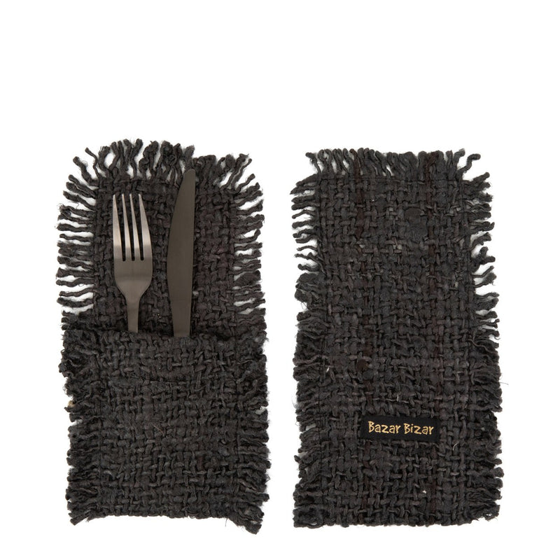 Dimensions Porte-couverts Oh My Gee en coton noir