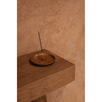 Porte-encens rond en teck 15 cm, vue 7
