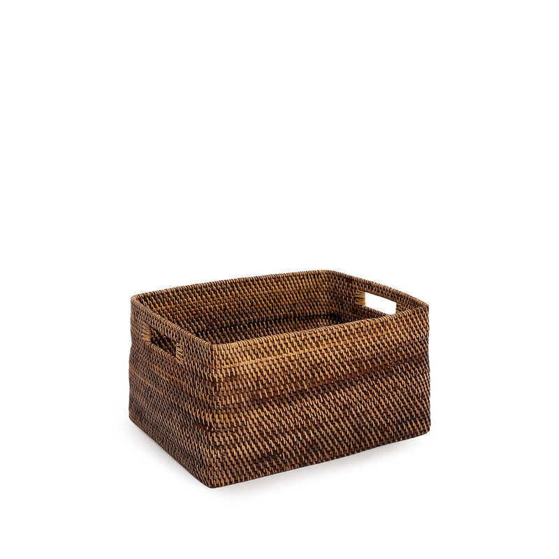 Dimensions Porte-revues Colonial en rotin moyen modèle