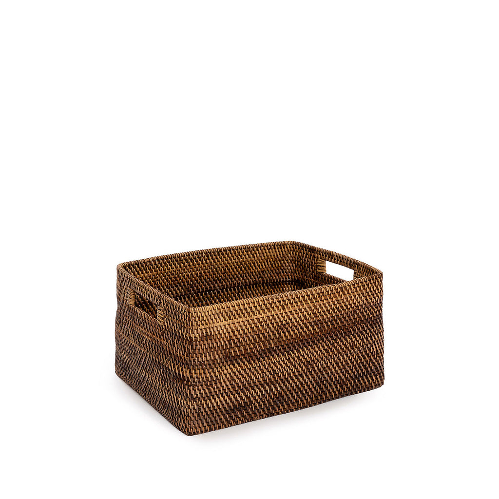 Porte-revues Colonial en rotin moyen modèle