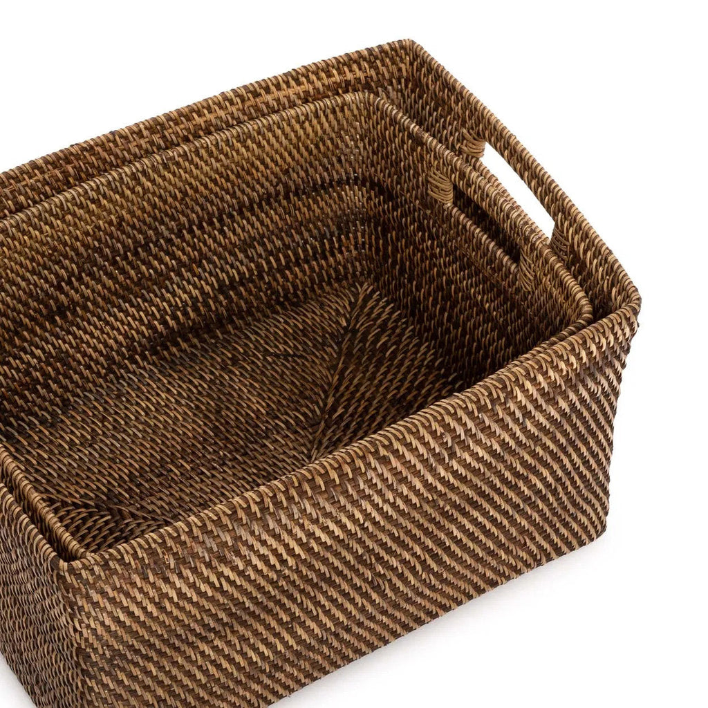 Porte-revues Colonial en rotin petit modèle, vue 4