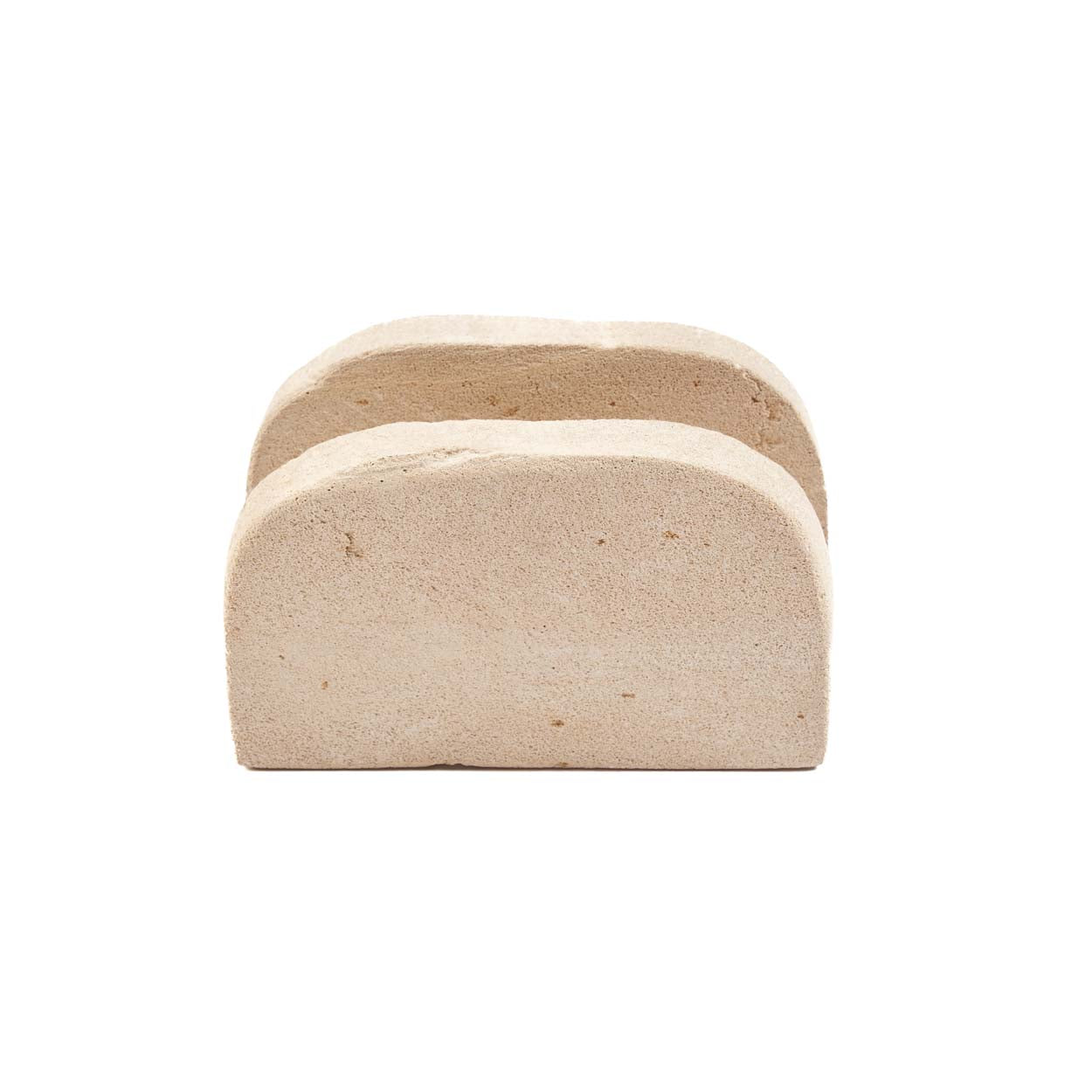 Porte-serviettes en pierre de grès taillée 13 cm, vue 4