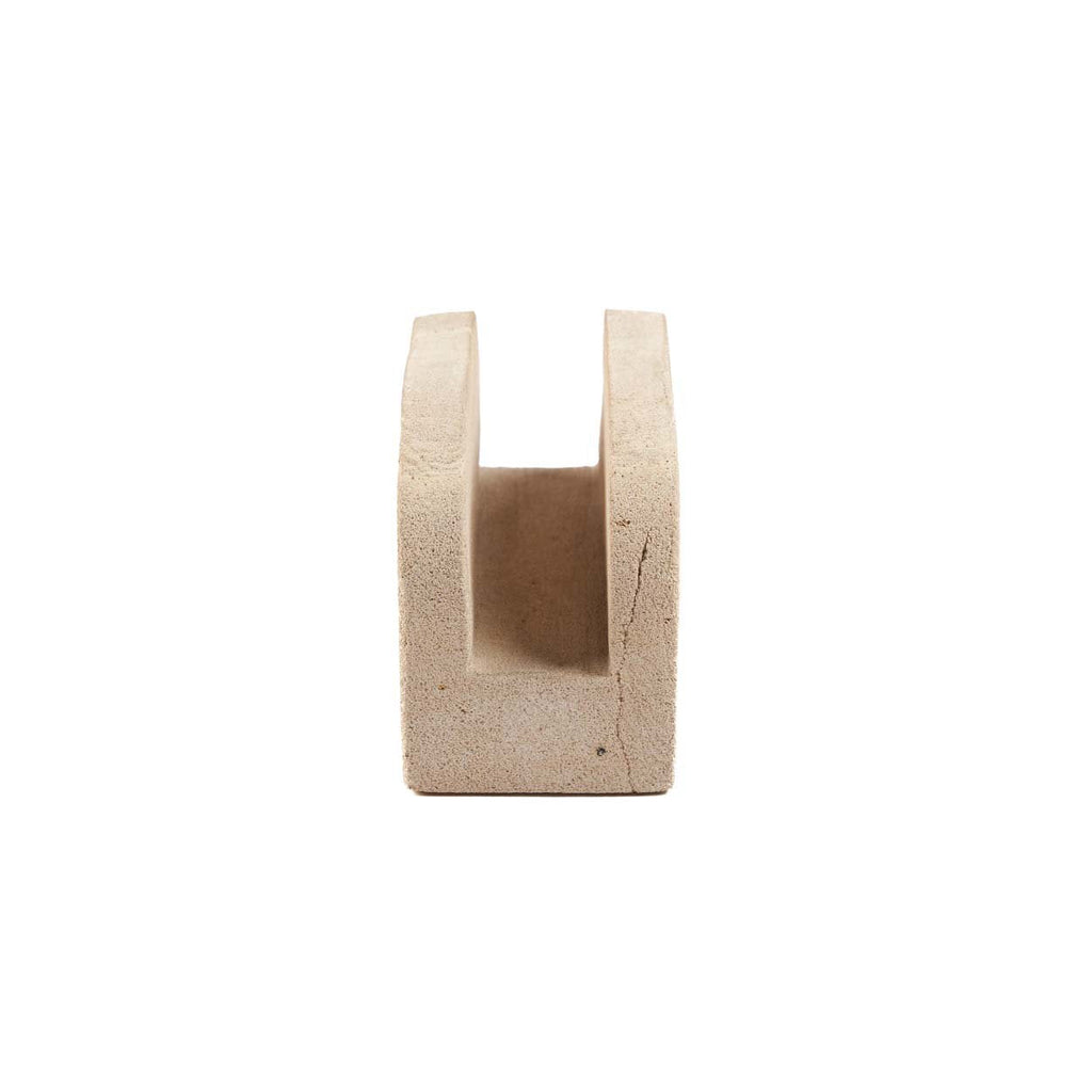 Porte-serviettes en pierre de grès taillée 13 cm, vue 5