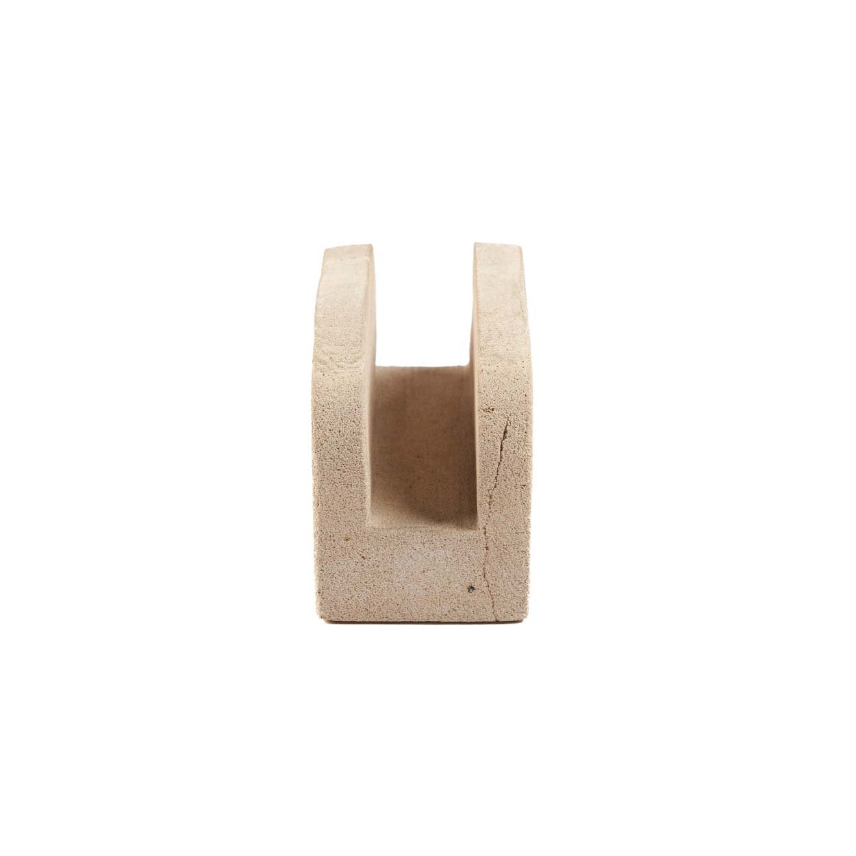 Porte-serviettes en pierre de grès taillée 13 cm, vue 5