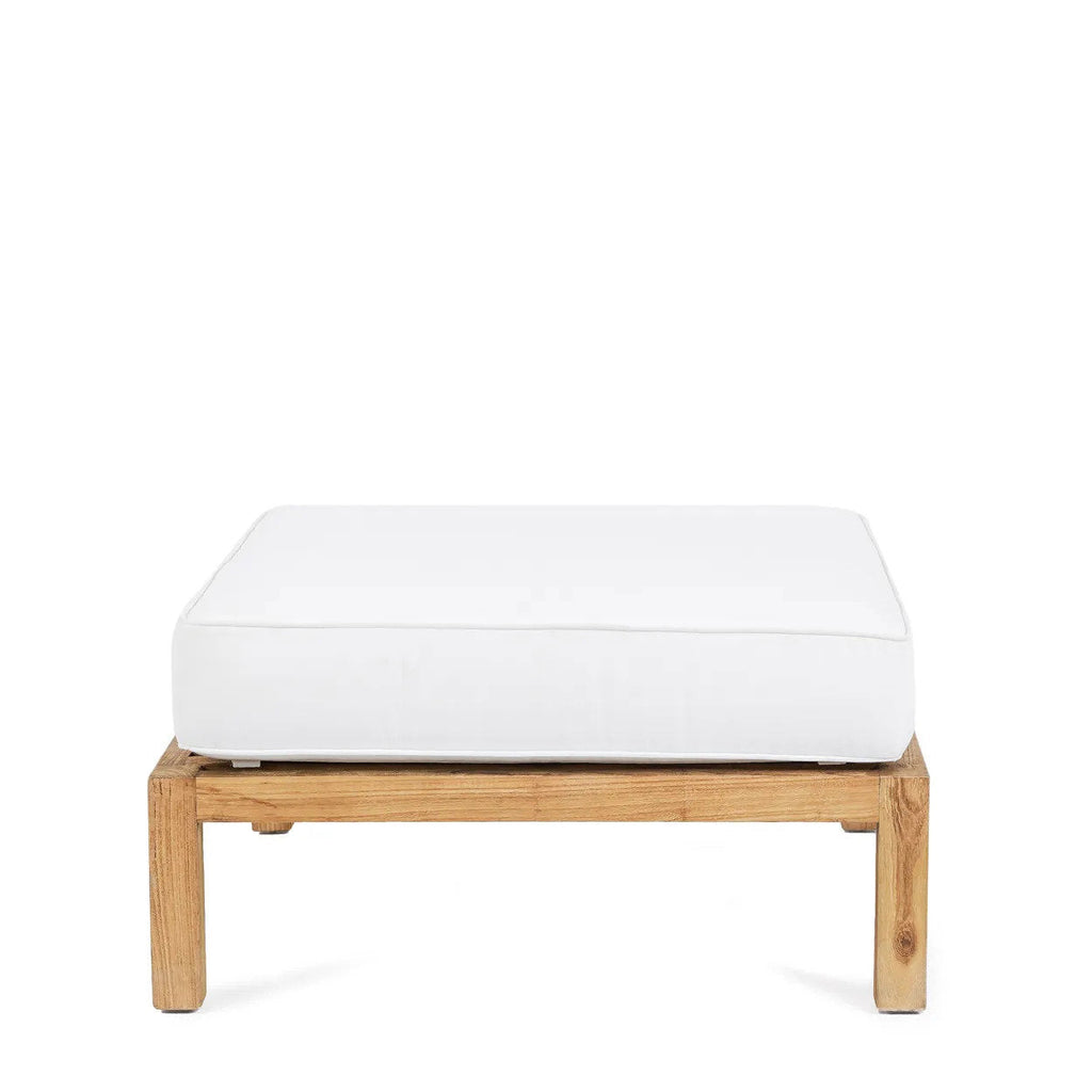 Pouf modulable Moyo en teck, vue 5