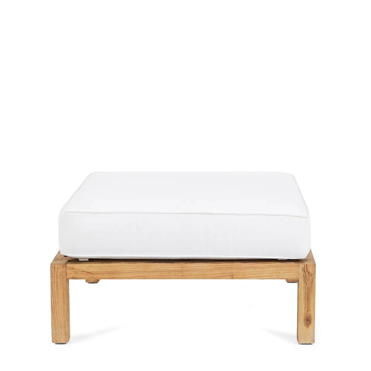 Pouf modulable Moyo en teck, vue 5