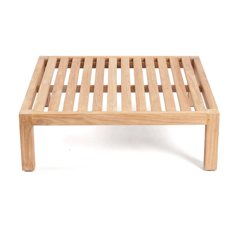 Pouf modulable Moyo en teck, vue 7