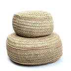 Pouf rond en jonc de mer crocheté 60 cm, vue 6