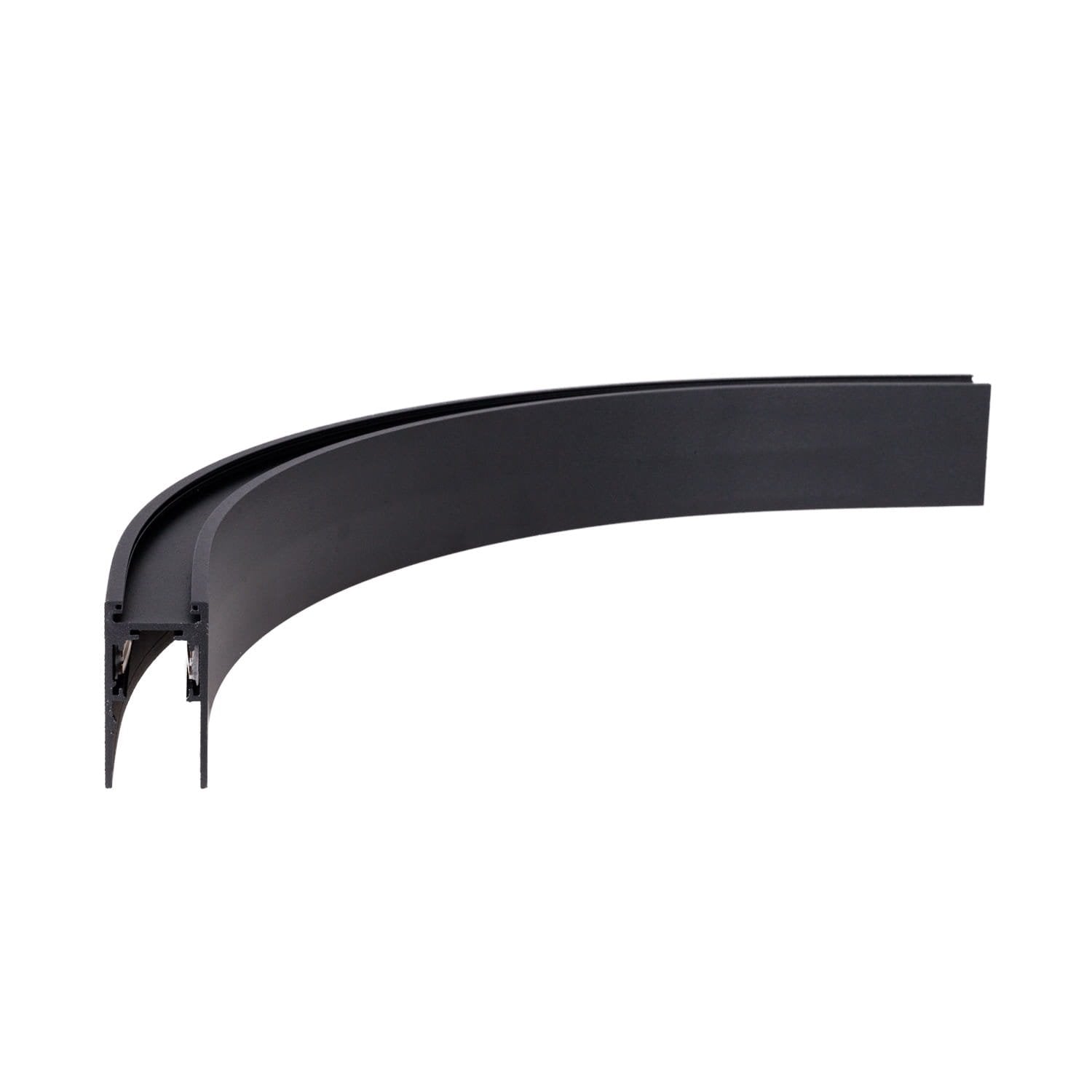 Rail aimanté Magnetic courbe en saillie profil haut 55 cm noir, vue 2