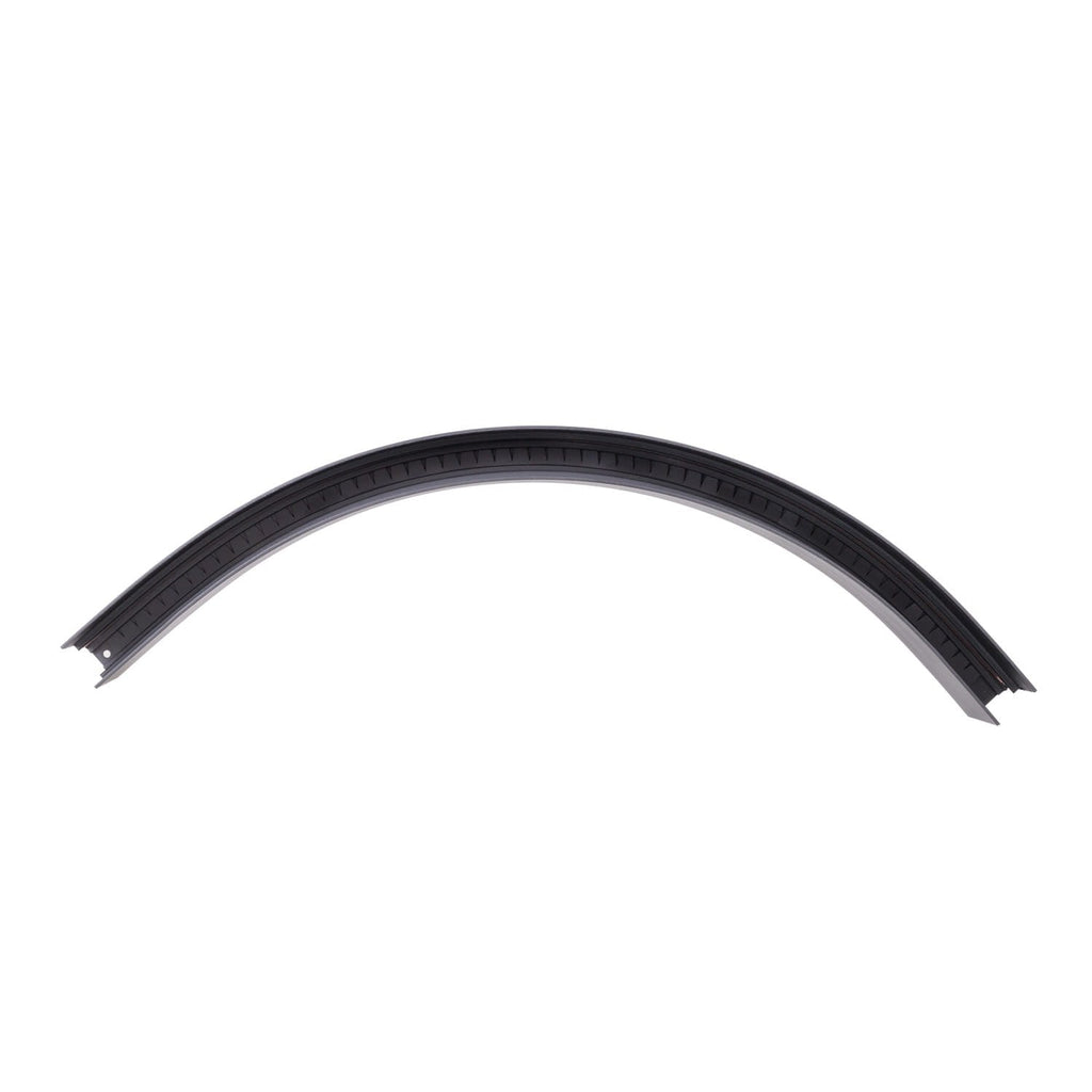 Rail aimanté Magnetic courbe en saillie profil haut 55 cm noir
