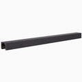 Rail aimanté Magnetic en saillie profil bas 2 m noir