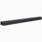Rail aimanté Magnetic en saillie profil bas 2 m noir
