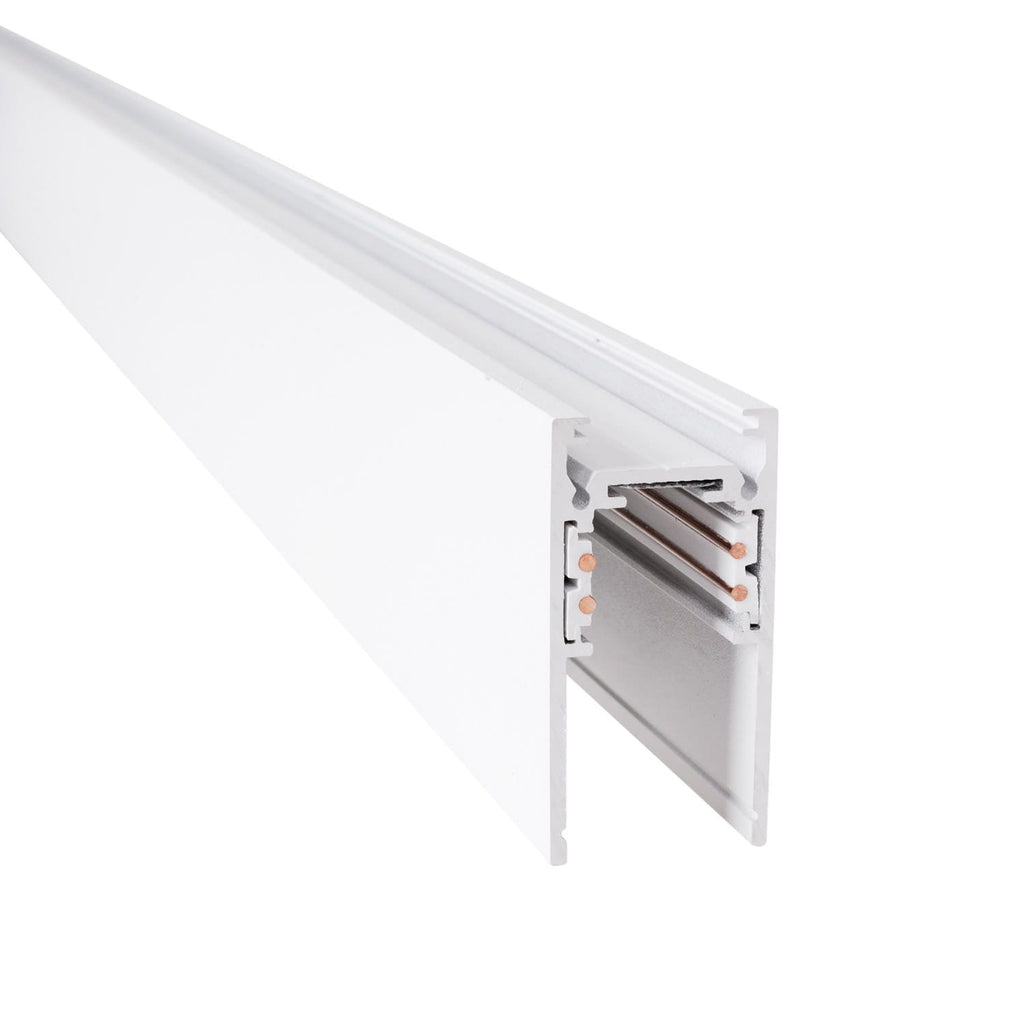 Rail aimanté Magnetic en saillie profil haut 1 m blanc, vue 2