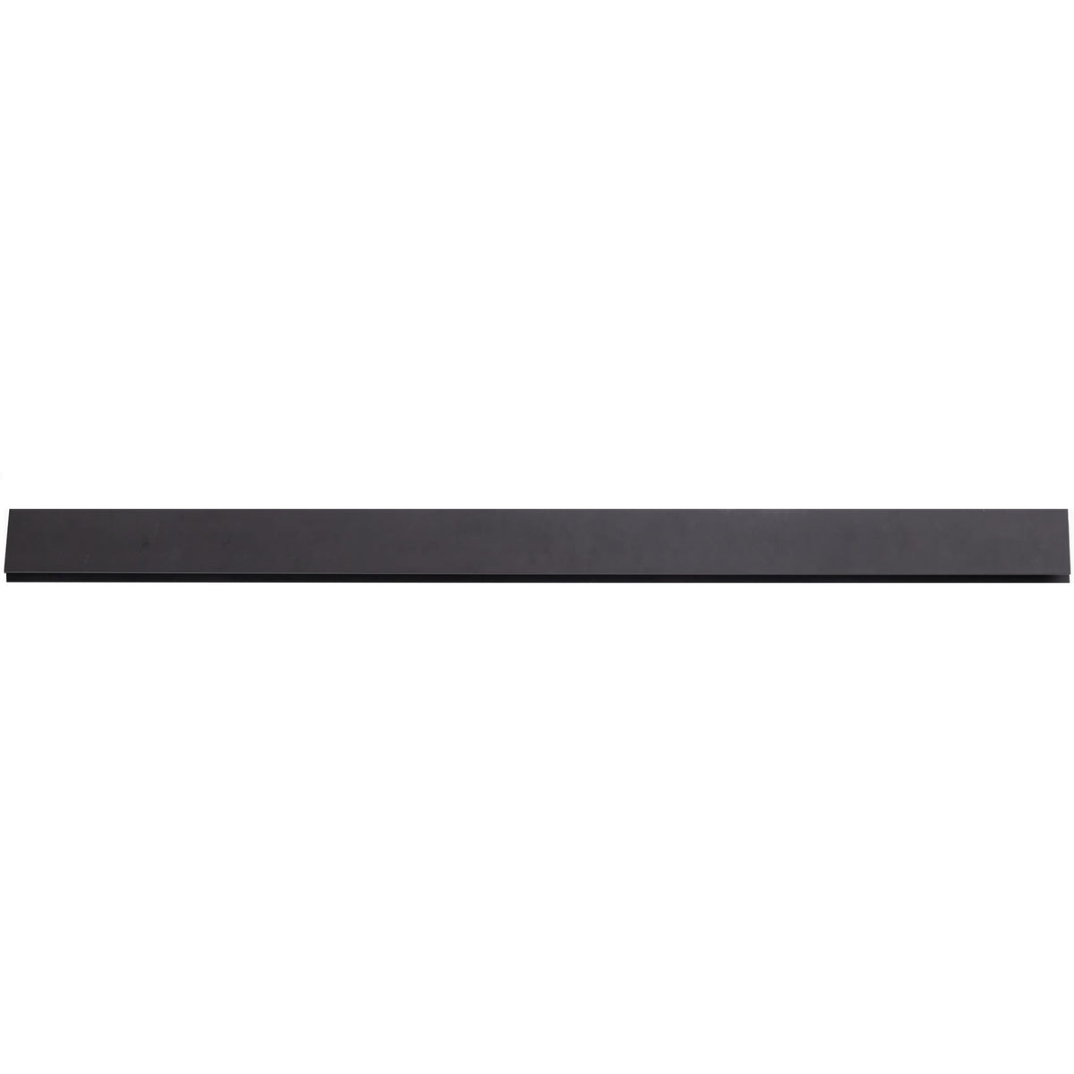 Rail aimanté Magnetic profil haut métal noir vu de face