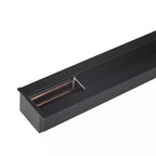 Rail aimanté Micro11 encastré sans cadre 2 m noir, vue 2