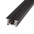 Rail aimanté Micro11 encastré sans cadre 2 m noir