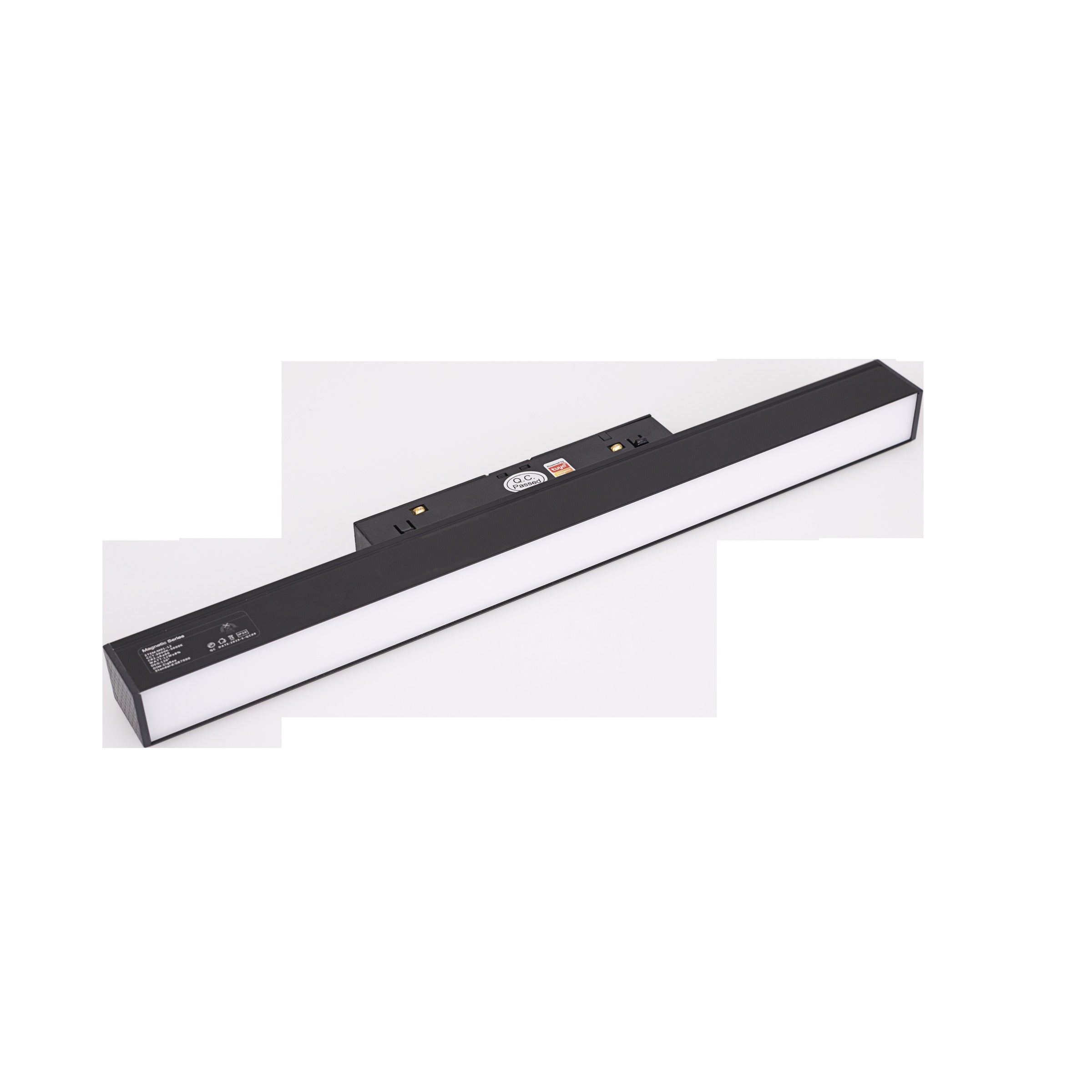 Réglette Magnetic à diffuseur 30 cm noire