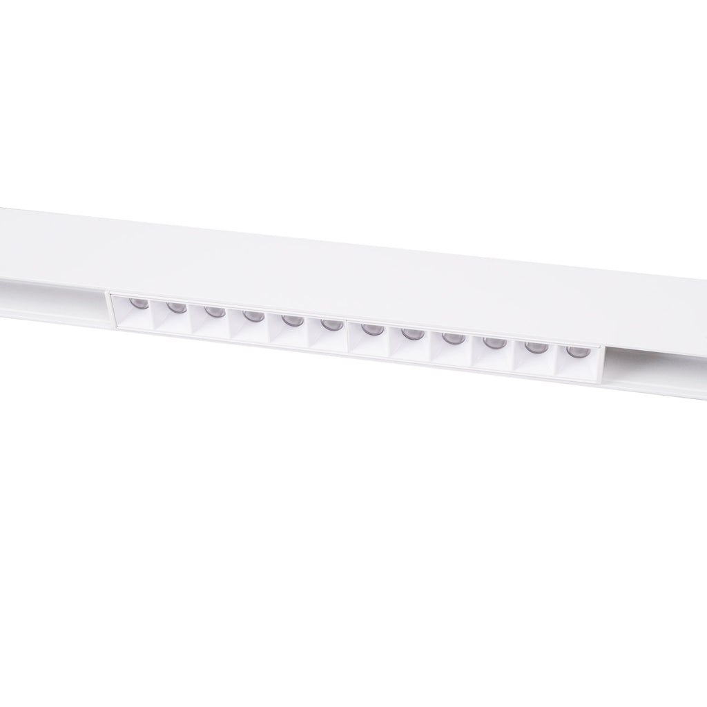 Réglette Magnetic à grille profonde 23 cm blanche connecté Zigbee, vue 2