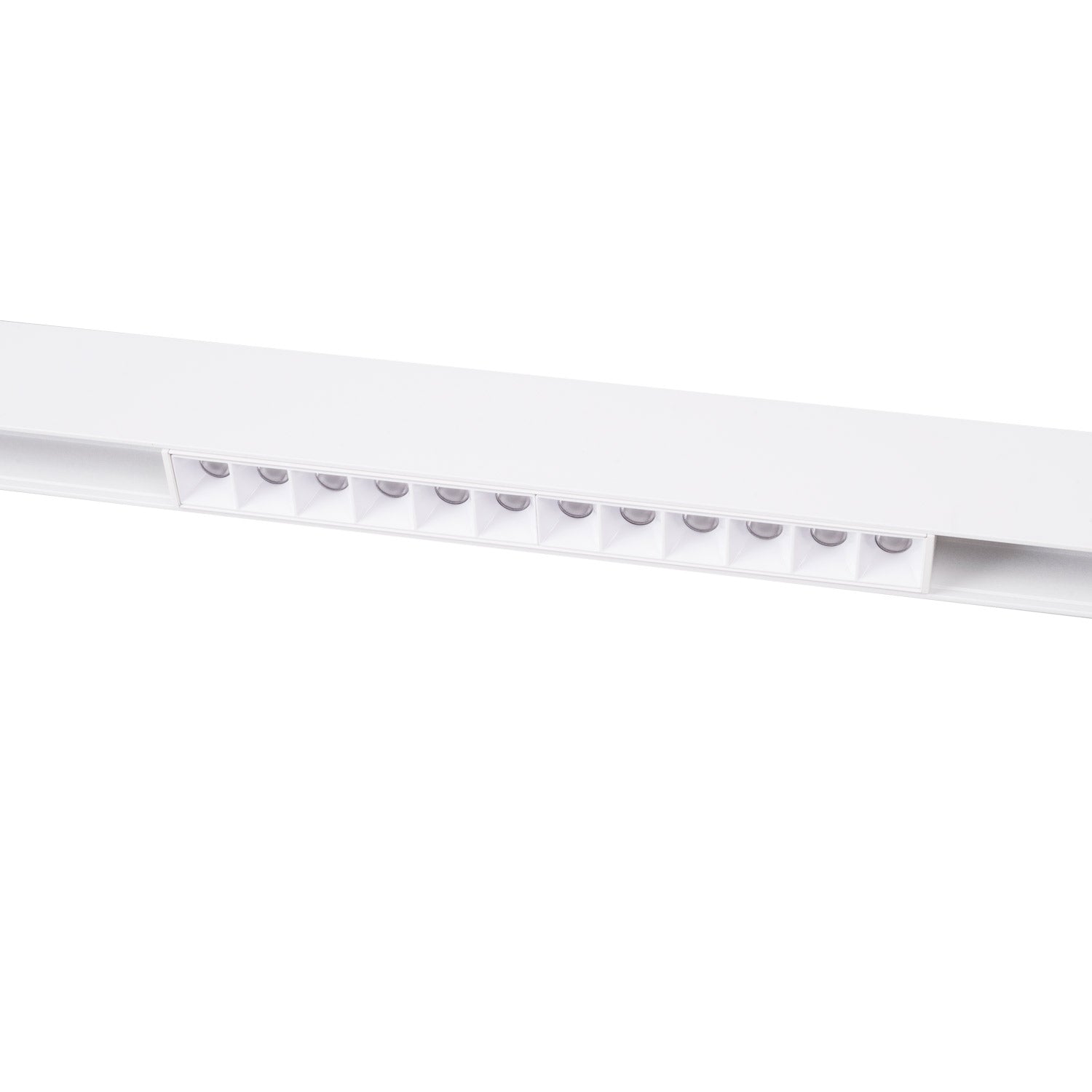 Réglette Magnetic à grille profonde 23 cm blanche connecté Zigbee, vue 2