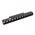 Réglette Magnetic à grille profonde 23 cm noire Dali