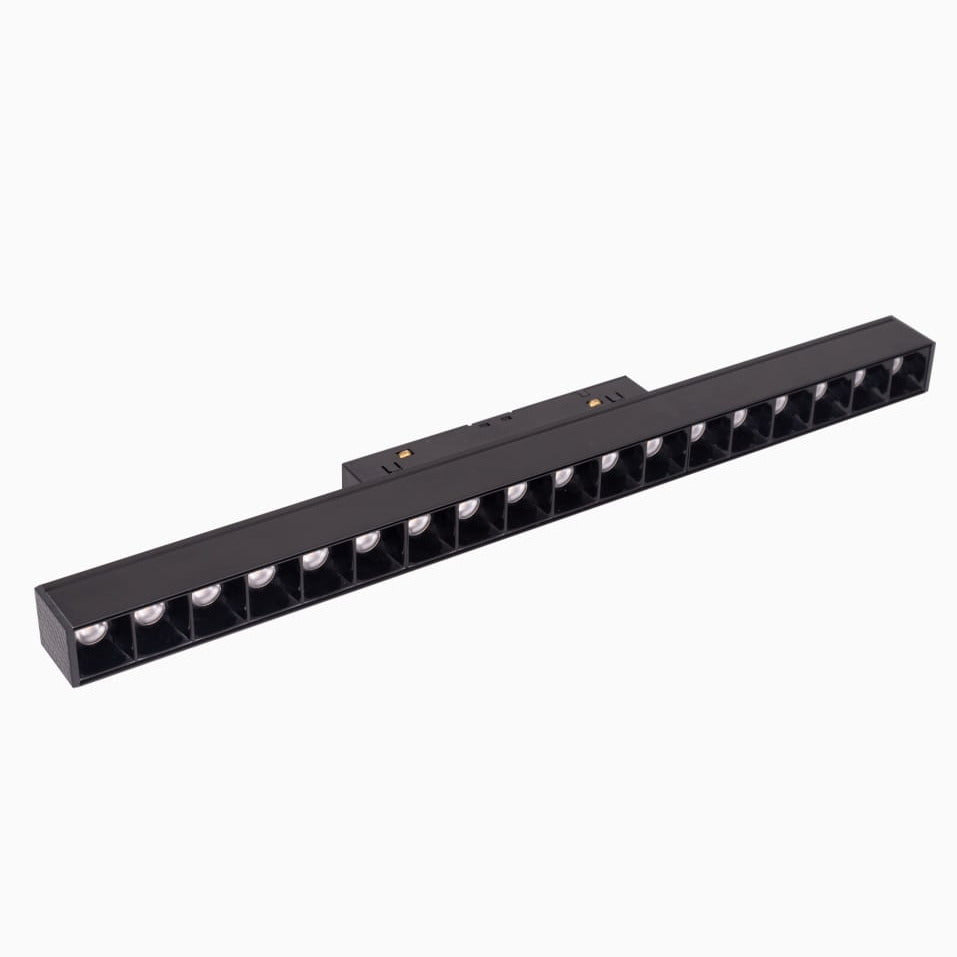 Réglette Magnetic à grille profonde 35 cm noire