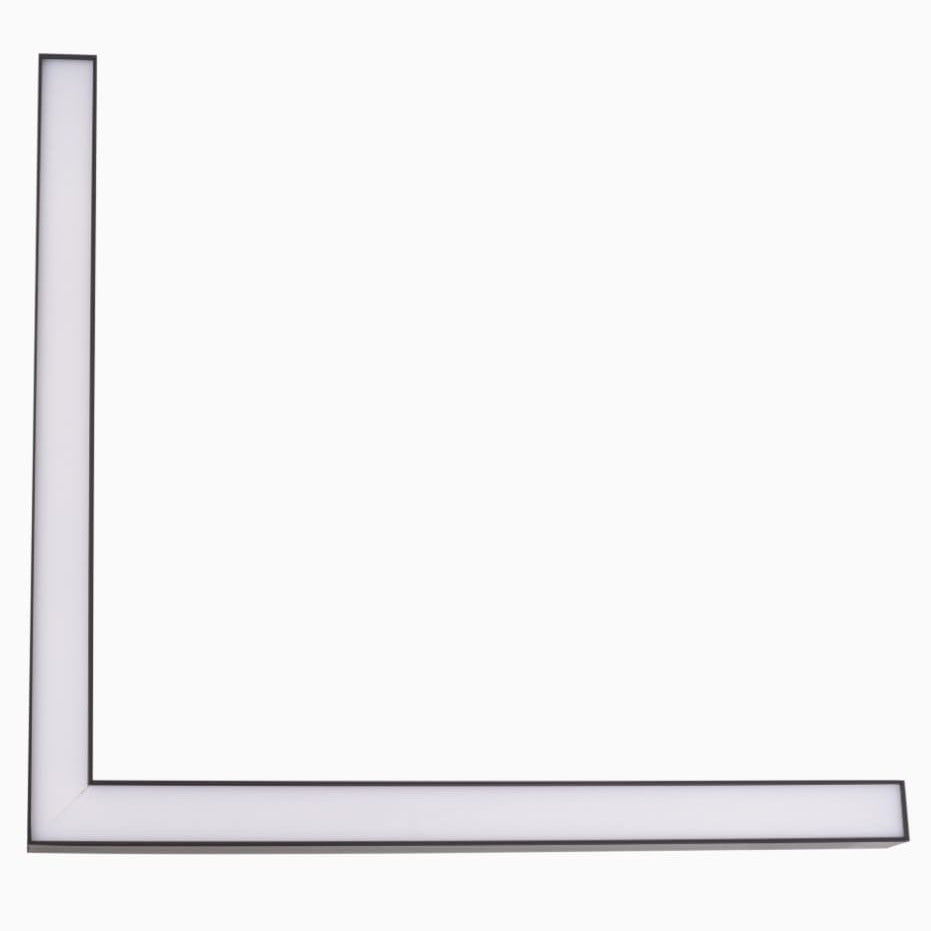 Réglette Magnetic d'angle 30 x 30 cm noire, vue 2