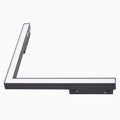 Réglette Magnetic d'angle 30 x 30 cm noire
