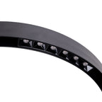 Réglette Magnetic en arc, à grille, noire, vue 2