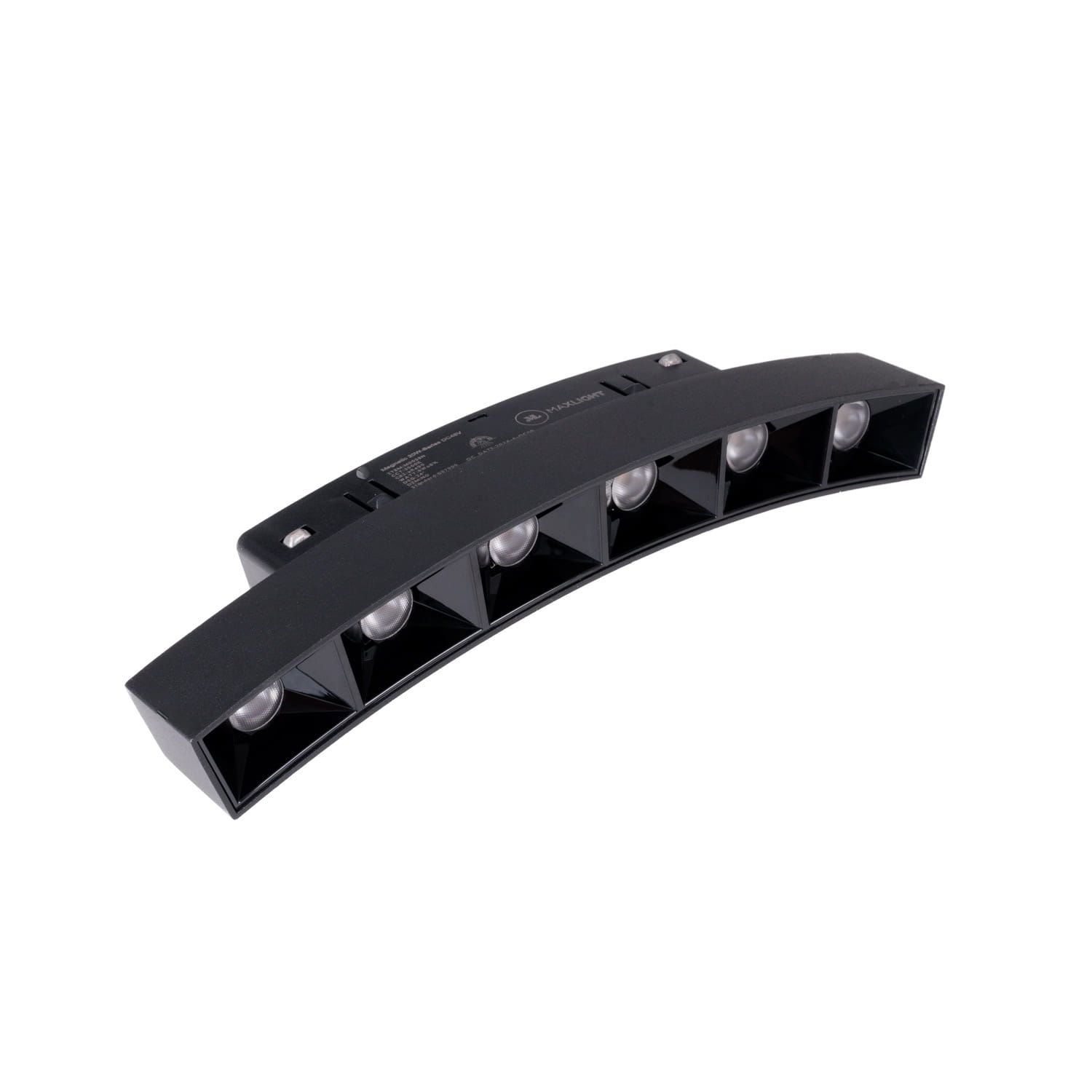 Réglette Magnetic en arc, à grille, noire