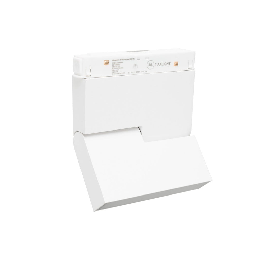 Réglette Magnetic orientable pliable blanche connecté Zigbee, vue 2