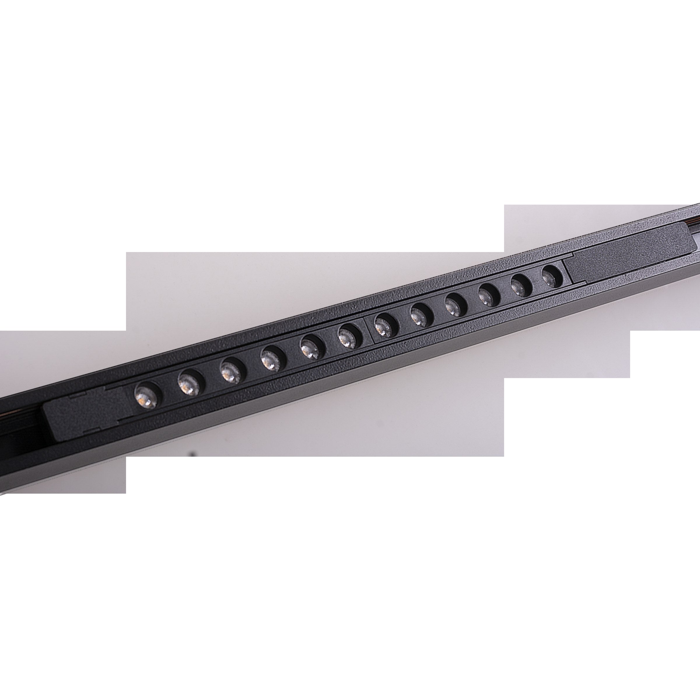 Réglette Magnetic plate à grille 35 cm noire, vue 2