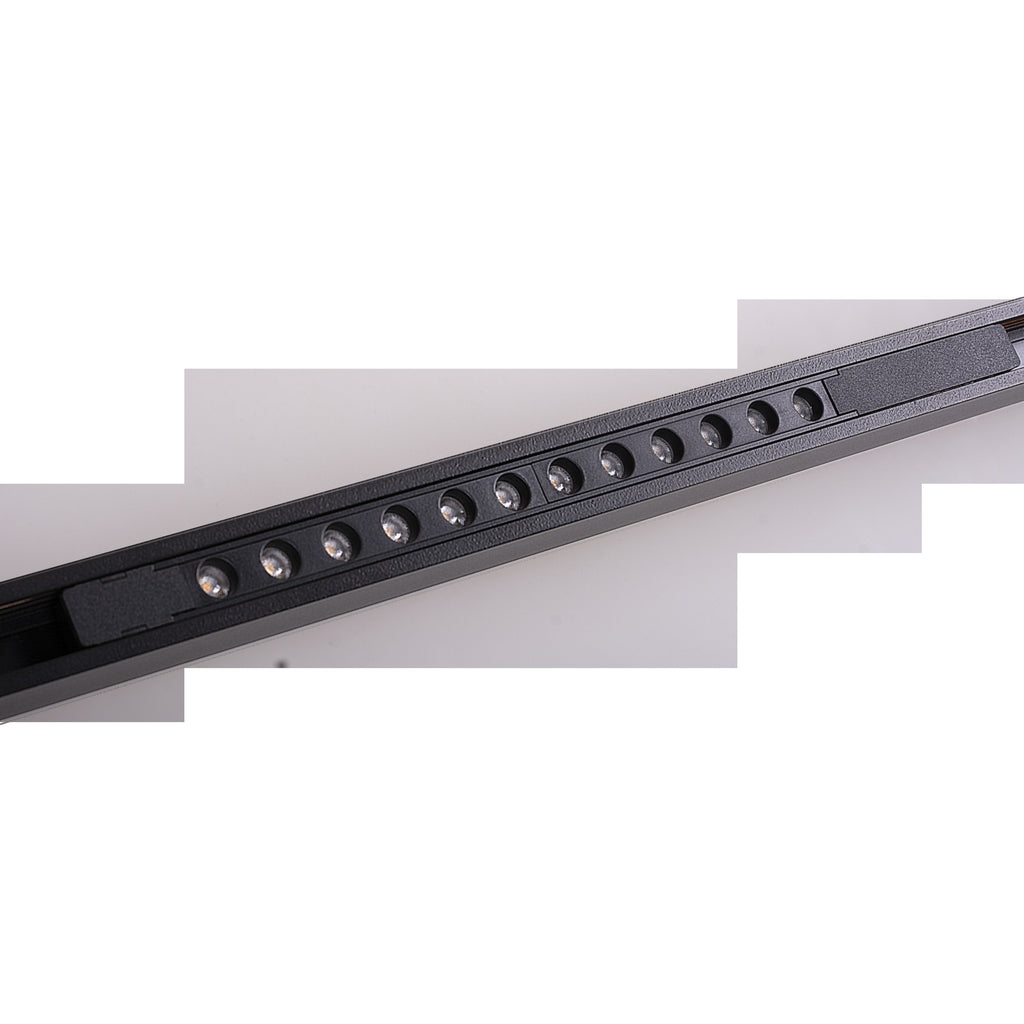 Réglette Magnetic plate à grille 35 cm noire connecté Zigbee, vue 2
