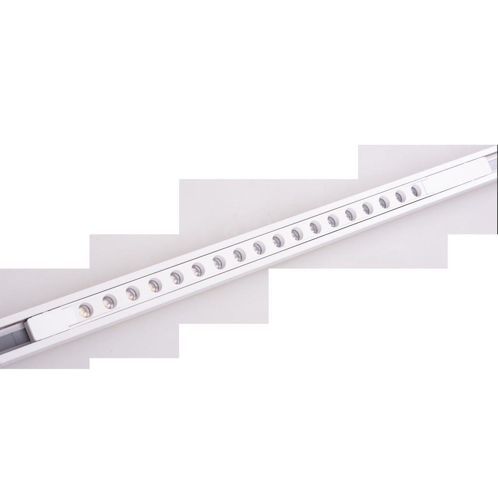 Réglette Magnetic plate à grille 48 cm blanche, vue 2