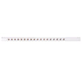 Réglette Magnetic plate à grille 48 cm blanche connecté Zigbee