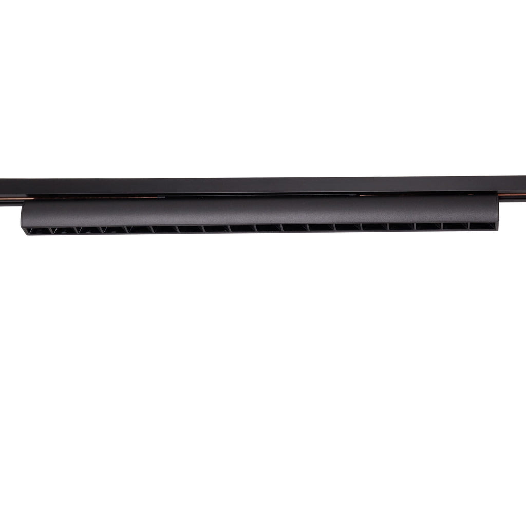 Réglette Micro11 à grille orientable 18 W noire connecté Zigbee, vue 2