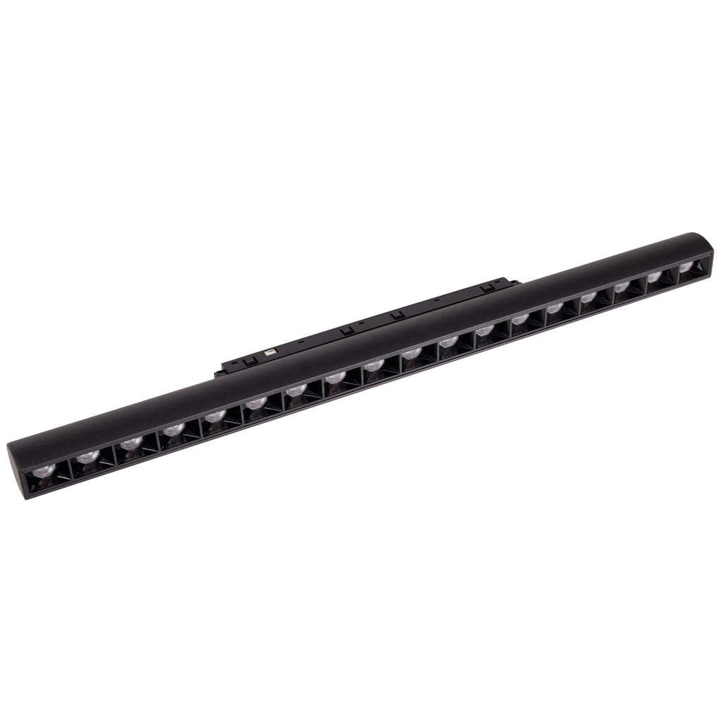 Réglette Micro11 à grille orientable 18 W noire connecté Zigbee, vue 3