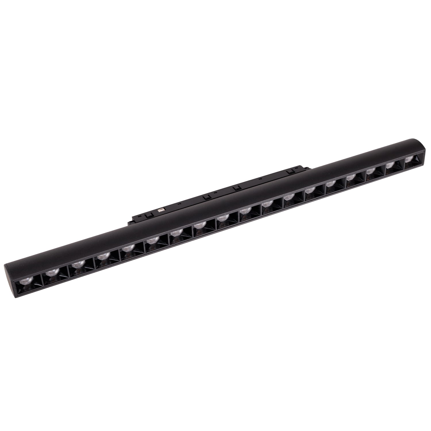 Réglette Micro11 à grille orientable 18 W noire connecté Zigbee, vue 3