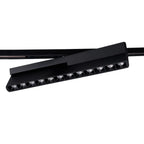 Réglette Micro11 à grille pliable 12 W noire connecté Zigbee