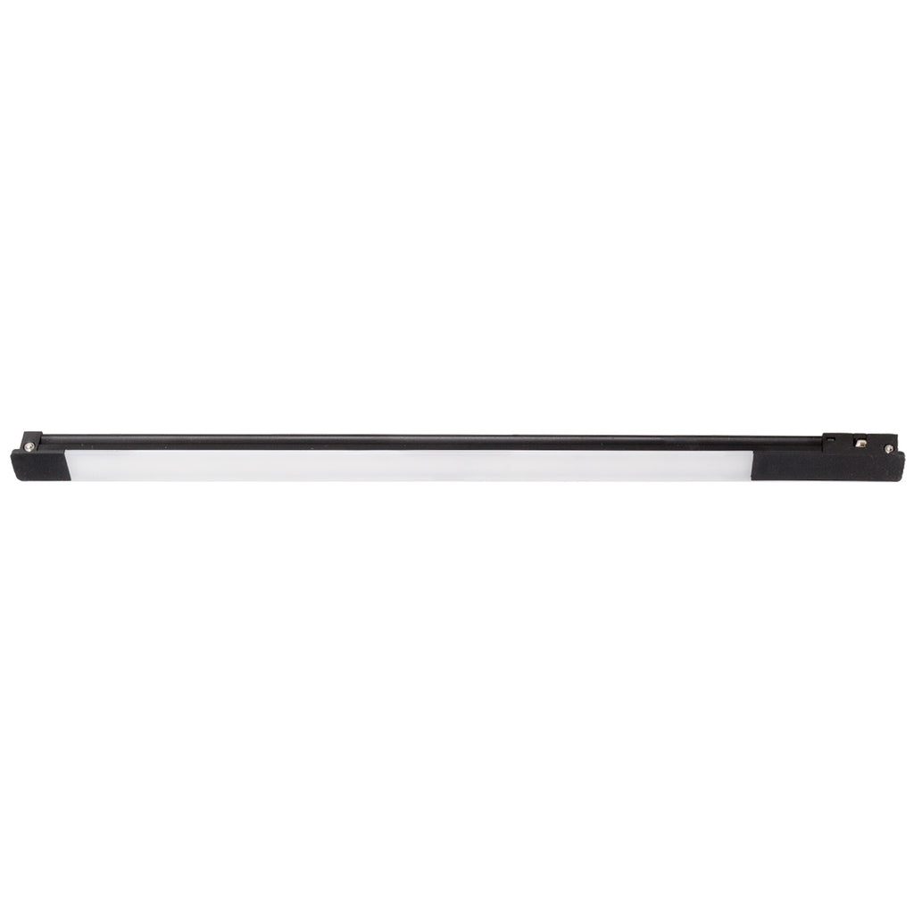 Réglette Micro11 lumineuse plate 12 W noire