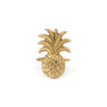 Rond de serviette Ananas en laiton doré