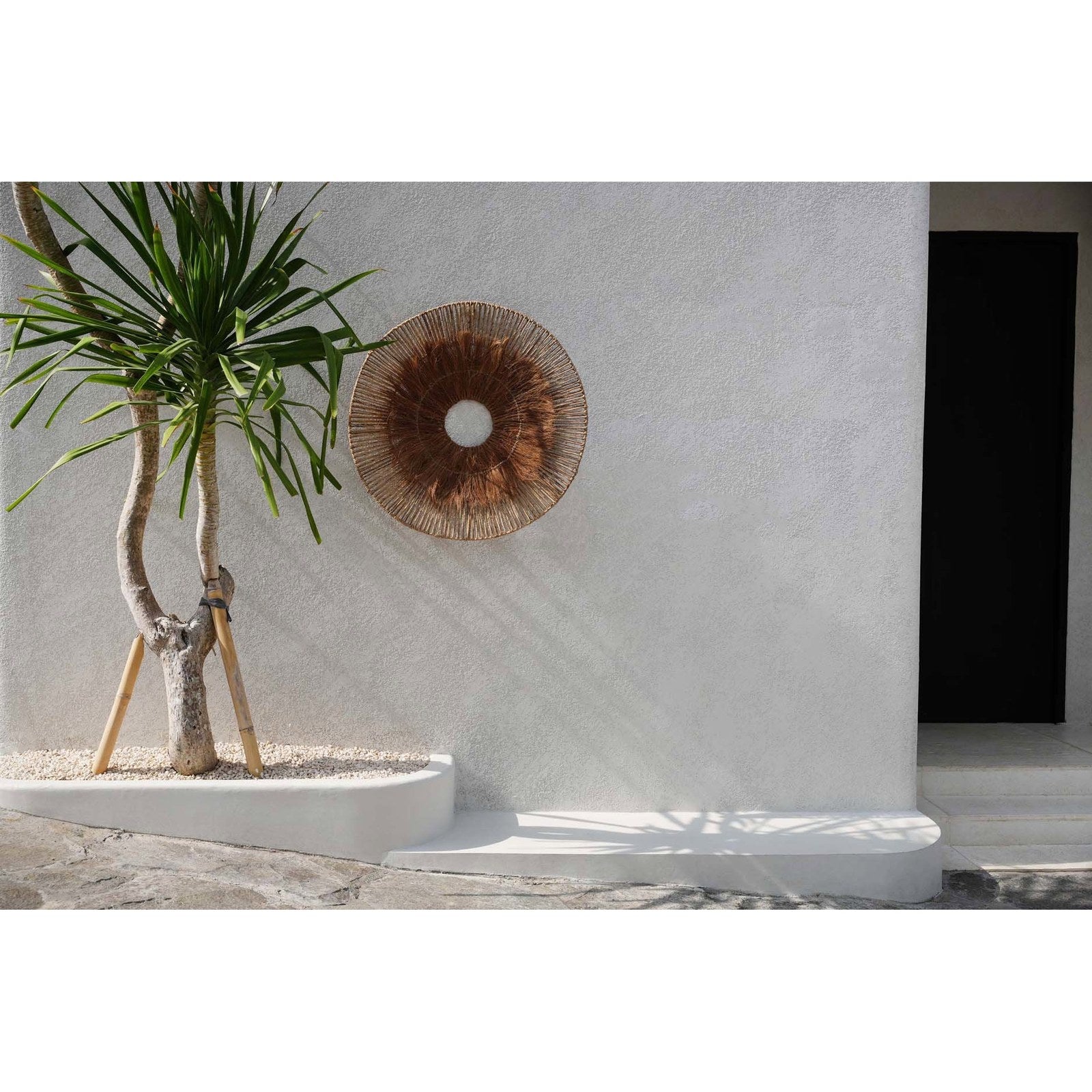 Roue murale Lobo en fibre de coco 90 cm, vue 3
