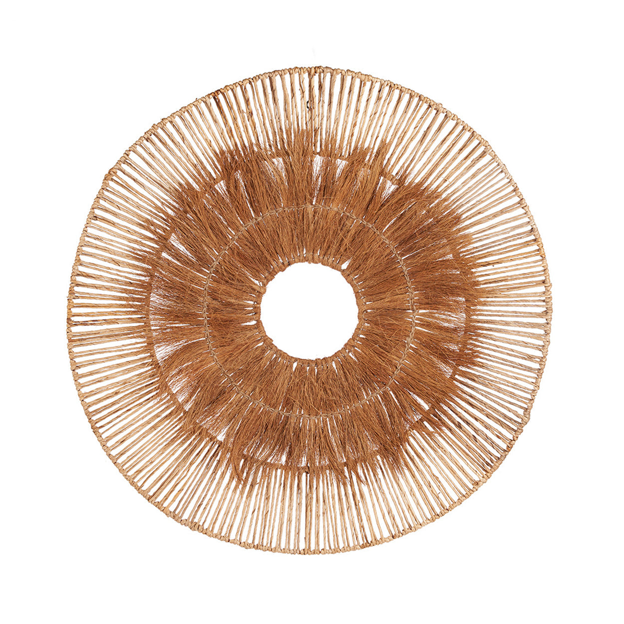 Roue murale Lobo en fibre de coco 90 cm