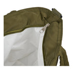 Intérieur du sac Budva doublure isotherme blanche et fermeture zippée ouverte